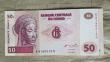 Congo Democratic Republic P91a 50 Francs