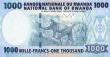 CU 2004 Rwanda 1000-Francs Monkey Note