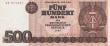 CU 1985 East Germany 500-Mark Note