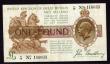 UK Treasury £1 1917