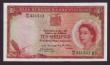 Rhodesia & Nyasaland 10 shillings 1957, Pick 20a i